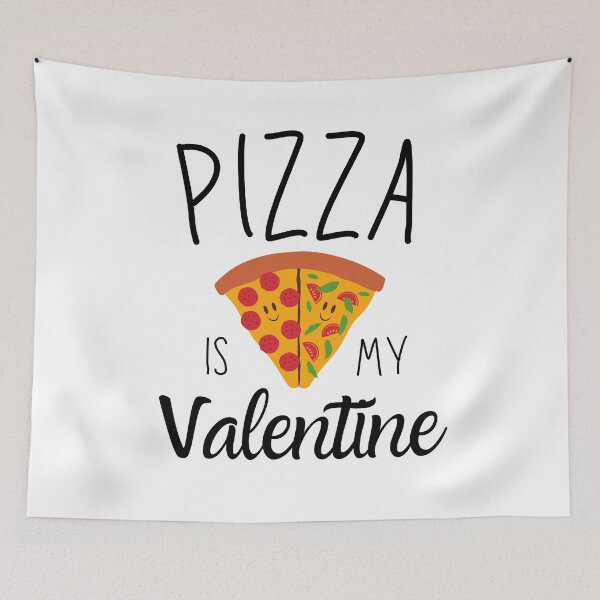 Item preview, Pizza Is My Valentine Food Lover Single GIft  designed and sold by Sutra-Lotus-Co.