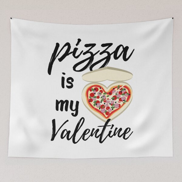 Item preview, Pizza Is My Valentine Food Lover Single GIft  designed and sold by Sutra-Lotus-Co.