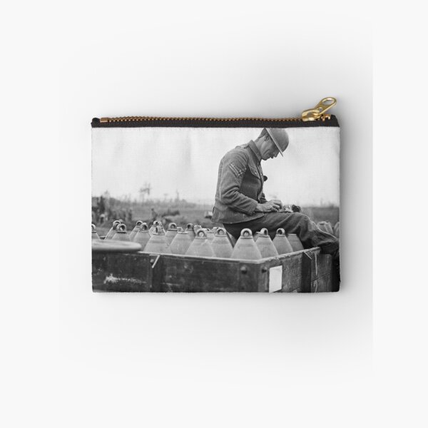 Item preview, British Soldier Taking Shell Inventory -  WW1 1917 designed and sold by warishellstore.