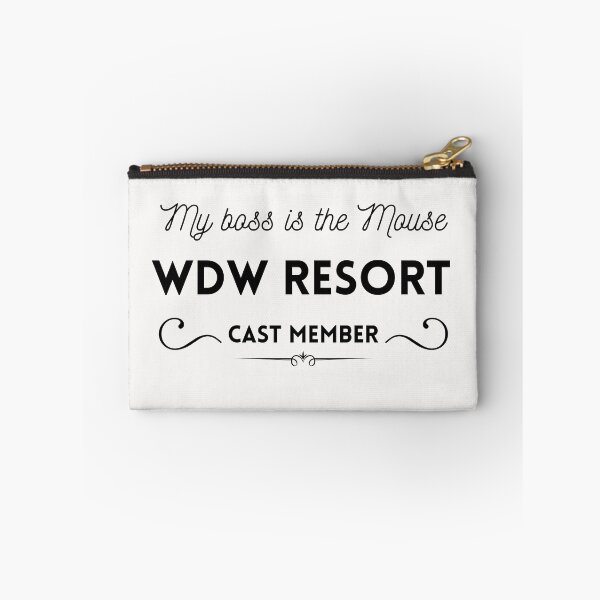 Artikelvorschau, Mein Chef ist die Maus: WDW Resort Darsteller, schwarze Schrift entworfen und verkauft von morelando.