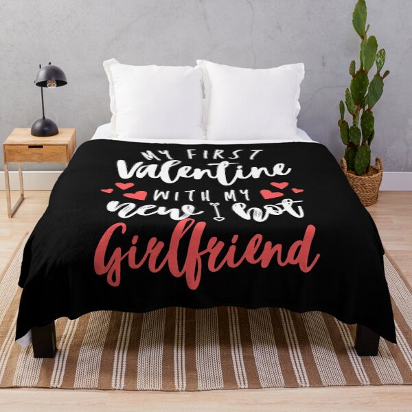 Item preview, My First Valentine With My New Hot Girlfriend designed and sold by Sutra-Lotus-Co.