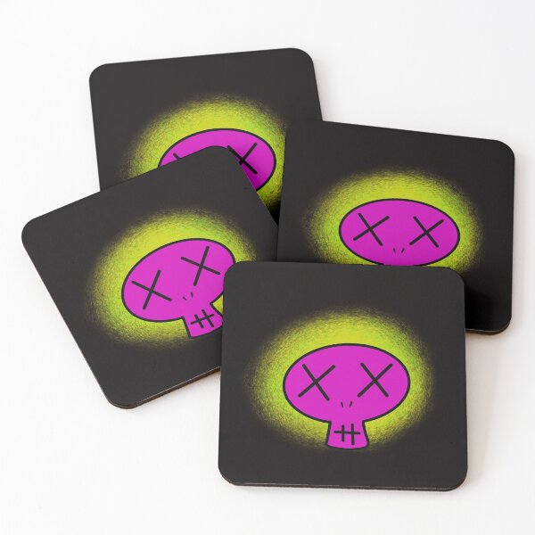 Item preview, Neon skull designed and sold by wiccantoadstyle.