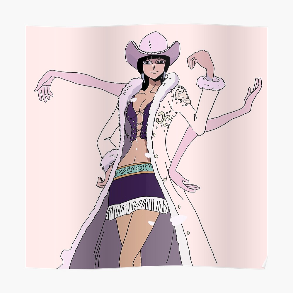 Nico Robin Alabasta Transparent Poster By Mellowraindrop Redbubble