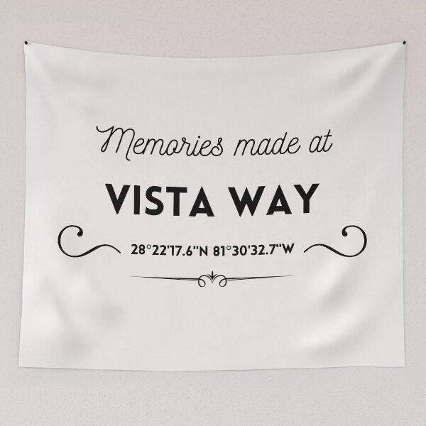 Item preview, Memories made at Vista Way: WDW Cast, Alumni, Black font designed and sold by morelando.