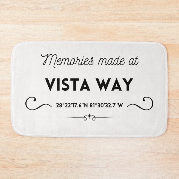 Item preview, Memories made at Vista Way: WDW Cast, Alumni, Black font designed and sold by morelando.
