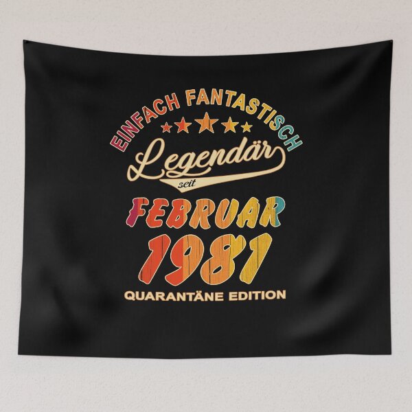 Item preview, 40th Birthday 40 Years Born In 1981 February designed and sold by Renergie.