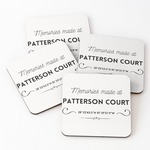 Item preview, Memories made at Patterson Court: WDW Cast, Alumni, Black font designed and sold by morelando.