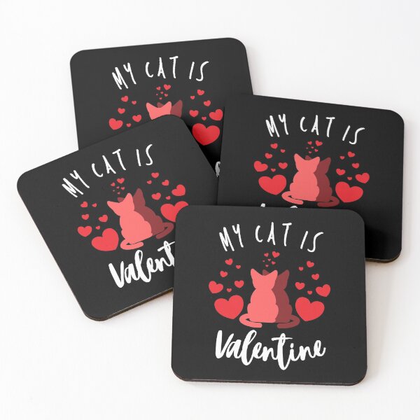 Item preview, My Cat Is My Valentine Cat Lover designed and sold by Sutra-Lotus-Co.