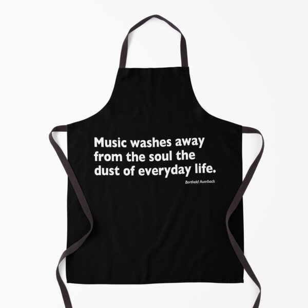 Item preview, Music washes away from the soul the dust of everyday life. Berthold Auerbach. designed and sold by BLIMPLE.