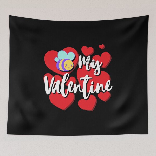 Item preview, Bee My Valentine Funny Pun designed and sold by Sutra-Lotus-Co.