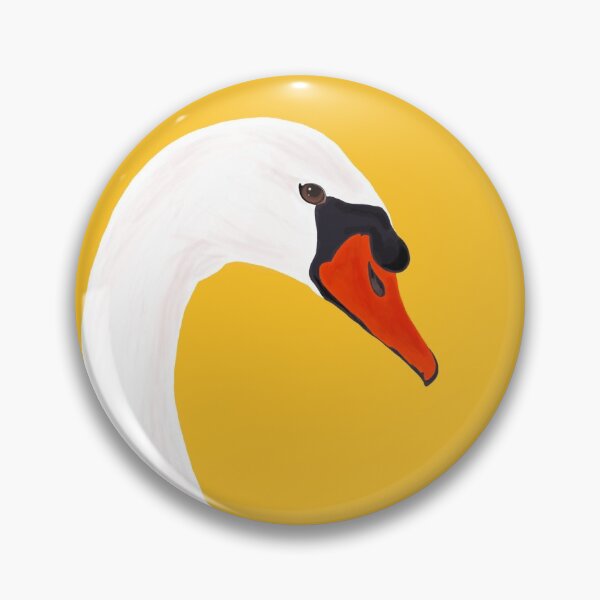 Aperçu de l'œuvre Cygne sur jaune créée et vendue par BlindApple.