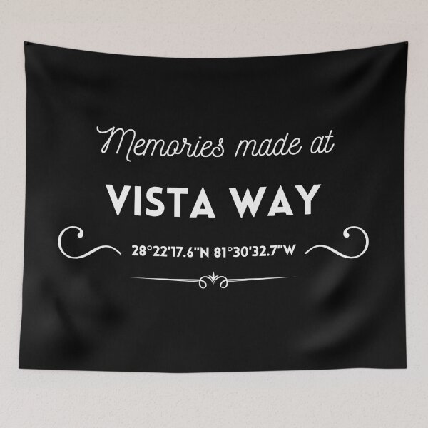 Item preview, Memories made at Vista Way: WDW Cast, Alumni- white font designed and sold by morelando.