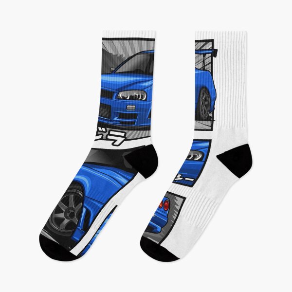 Item preview, GTR R-34 Manga Series (Blue) designed and sold by JioojiProject.