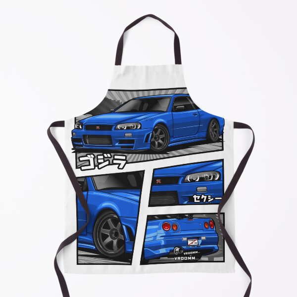 Item preview, GTR R-34 Manga Series (Blue) designed and sold by JioojiProject.
