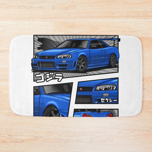 Item preview, GTR R-34 Manga Series (Blue) designed and sold by JioojiProject.