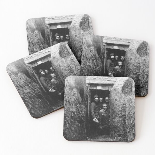Item preview, World War One Soldiers In Trench - Circa 1916 designed and sold by warishellstore.
