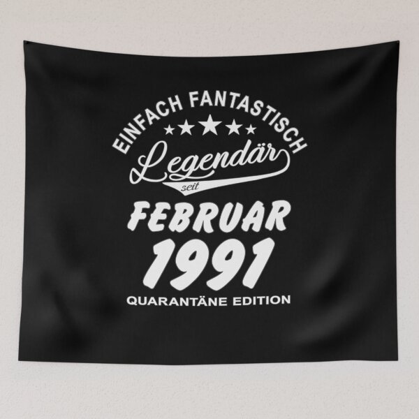 Item preview, 30th Birthday 30 Years Born In 1991 February designed and sold by Renergie.