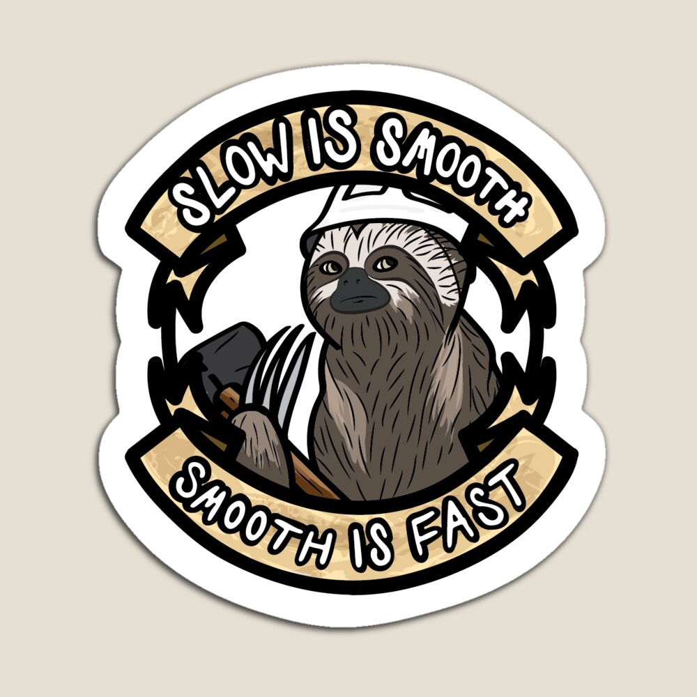 Sloth am I slow Sticker for Sale by ironydesigns