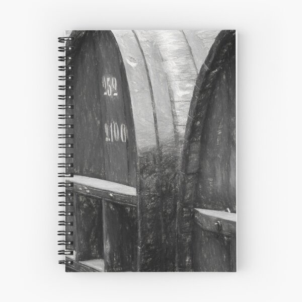 Item preview, The Wine Barrels - Charcoal Impression designed and sold by photograham.