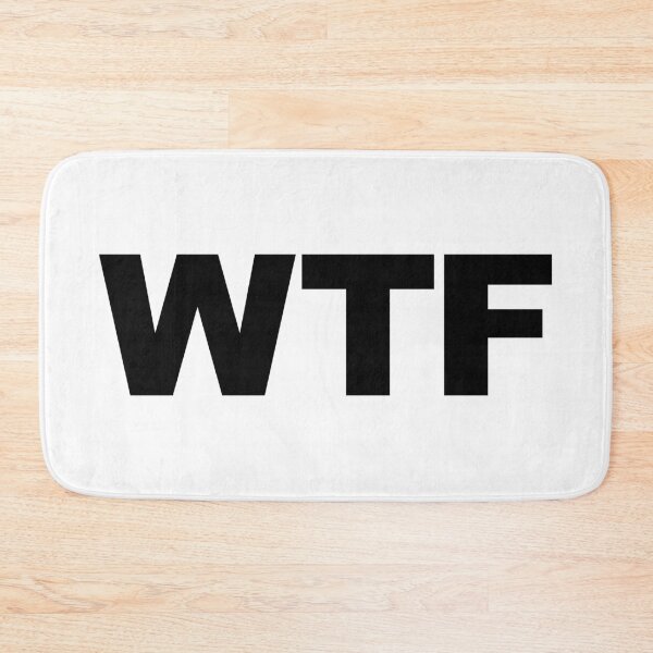 Item preview, WTF designed and sold by LudlumDesign.