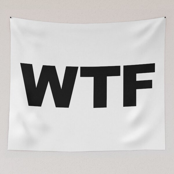 Item preview, WTF designed and sold by LudlumDesign.
