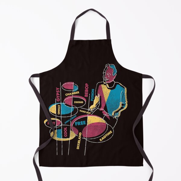 Item preview, Jazz Drummer with Jazz Genres designed and sold by jazzworldquest.