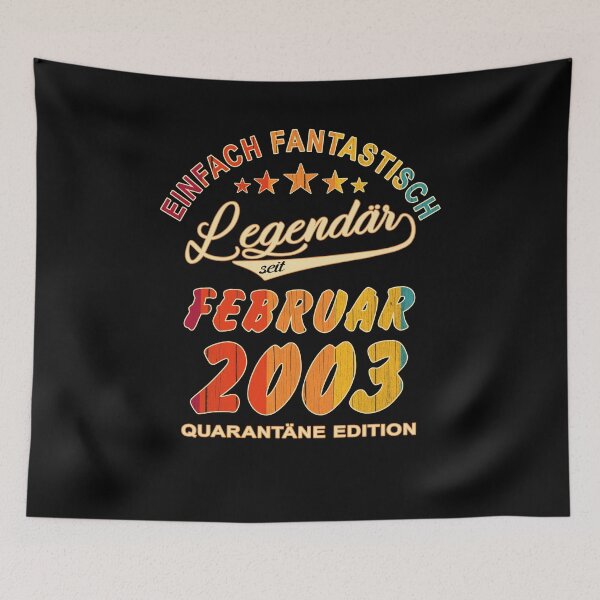 Item preview, 18th Birthday 18 Years Born In 2003 February designed and sold by Renergie.