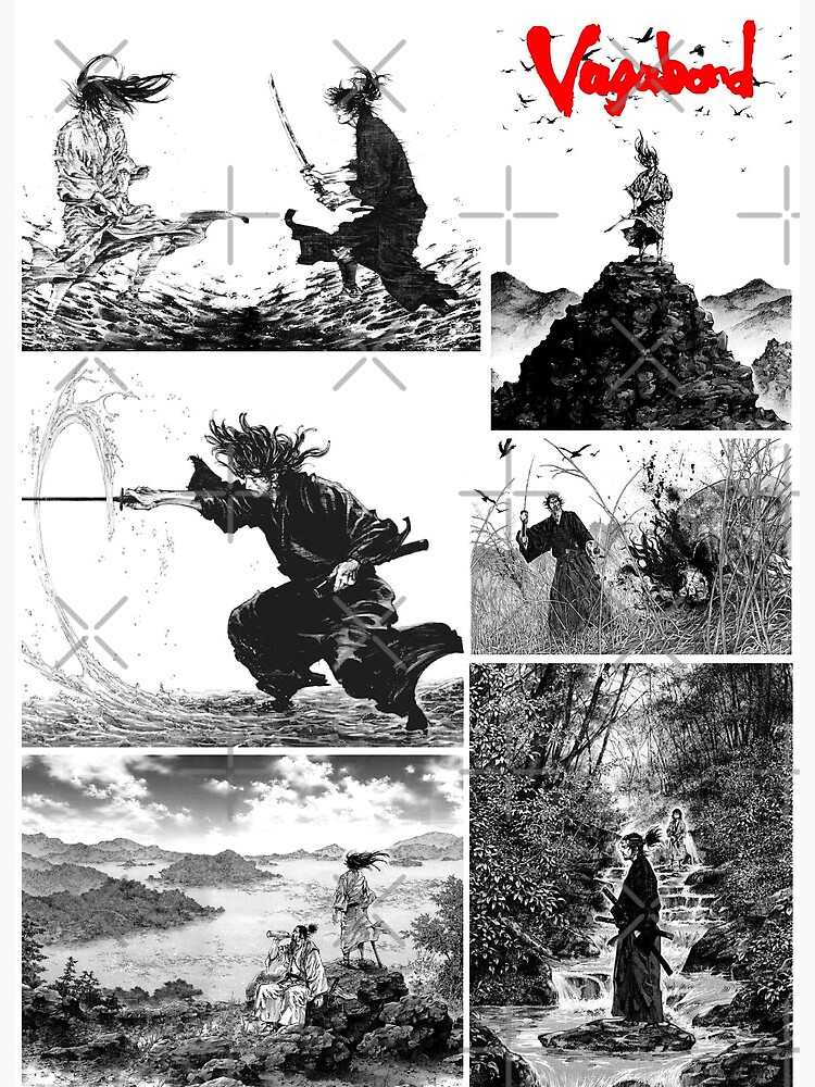 VAGABOND MANGA DESIGN | Art Board Print