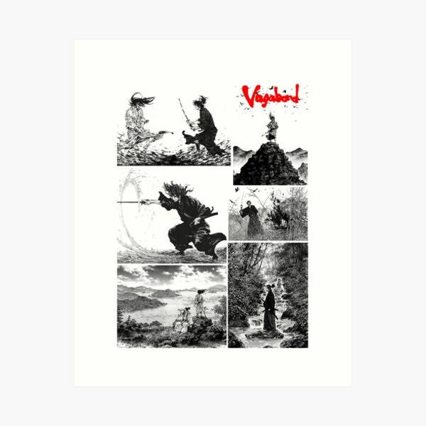 Vista previa del artículo con la obra «Manga Vagabundo», diseñado y vendido por GeeknGo.