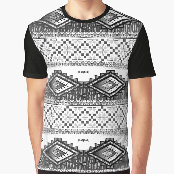 Traditional Pattern Graphic T-Shirt