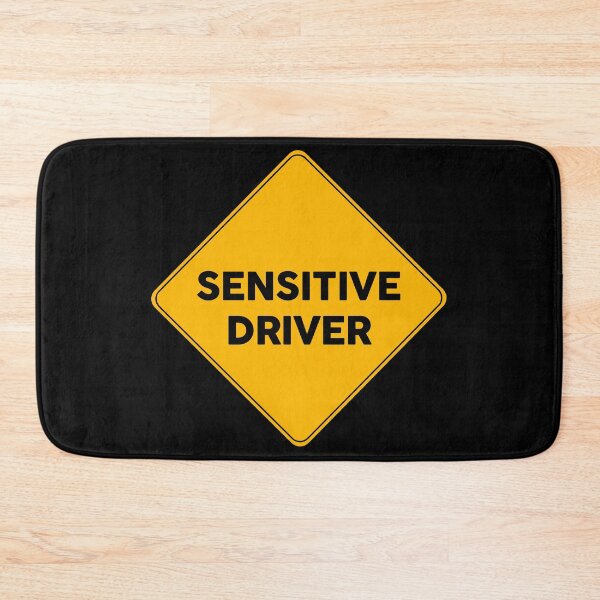 Item preview, Sensitive Driver | Yellow Road Sign  designed and sold by FriendsList.