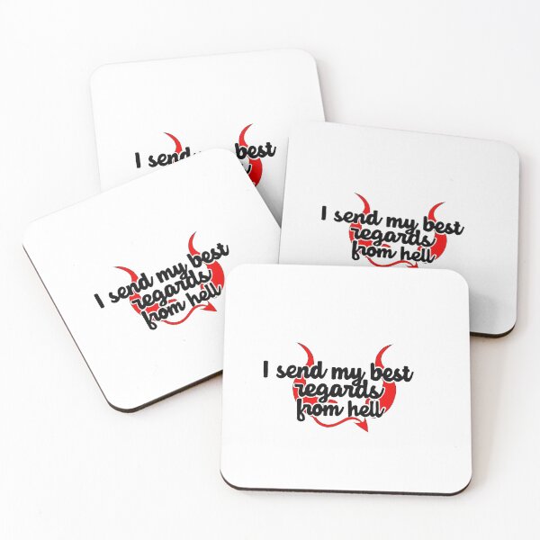 Item preview, I send my best regards from hell designed and sold by Hannah Lynes.