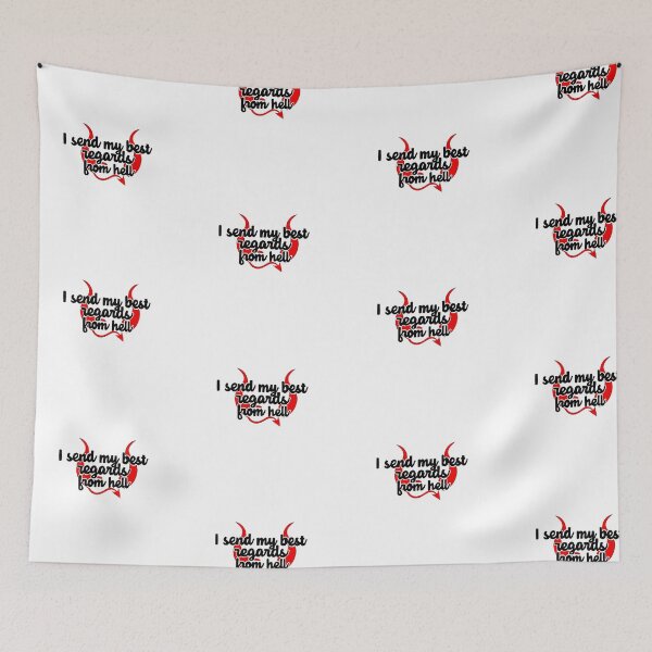 Item preview, I send my best regards from hell designed and sold by Hannah Lynes.