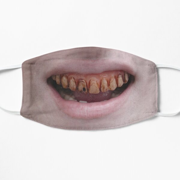 Bad Teeth Mask Flat Mask