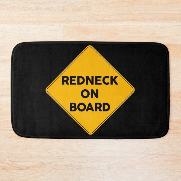 Item preview, Redneck On Board | Yellow Road Sign  designed and sold by FriendsList.