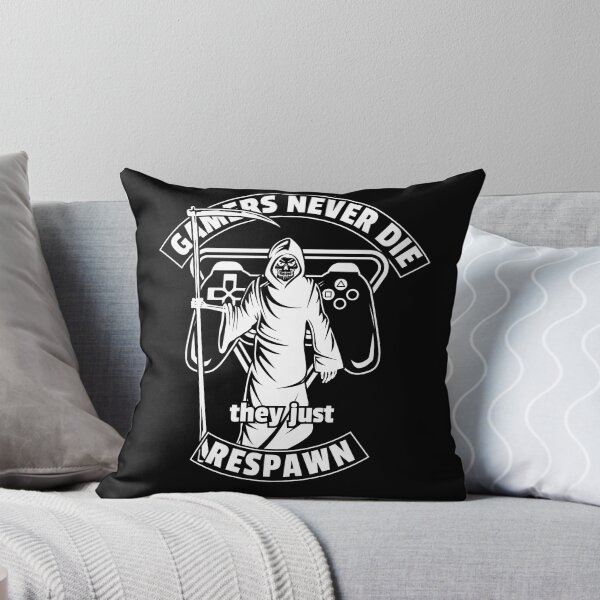 Item preview, Gamers Never Die They Just Respawn Video Gamer Gift designed and sold by Vasyl  Chernovol.