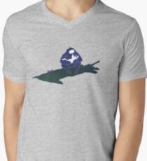 Camiseta para hombre de cuello en v Ori y Naru