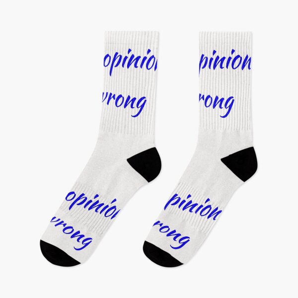 Item preview, Your Opinion Is Wrong (blue text on white background) designed and sold by UncleStuScience.