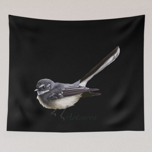 Item preview, Aotearoa fantail   designed and sold by Mayakiwi.