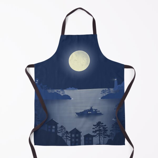 Item preview, Night in Liguria - Minimal Art designed and sold by Julia Rudens.