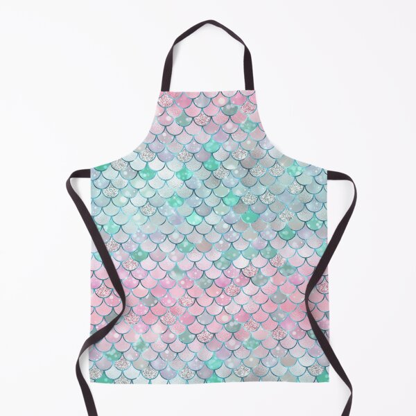 Item preview, Mermaid Scales Sparkling Glitter Pink and Green designed and sold by DigitalPie.