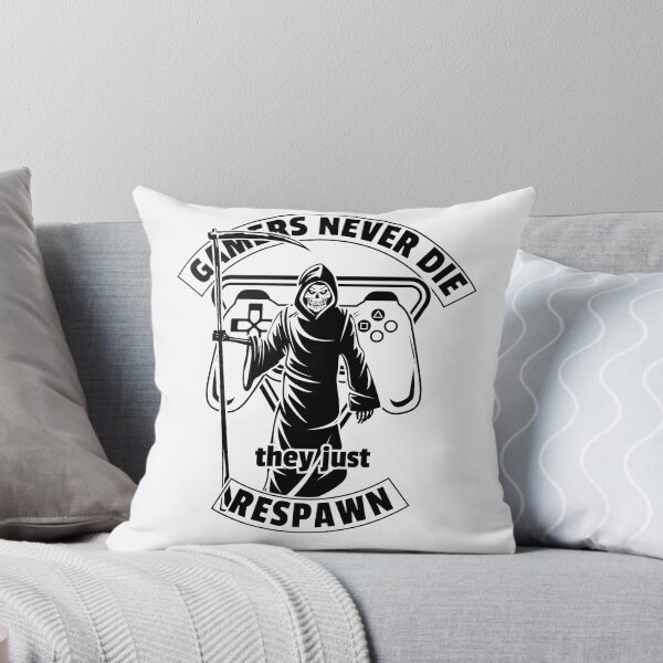 Item preview, Gamers Never Die They Just Respawn Video Gamer Gift designed and sold by Vasyl  Chernovol.