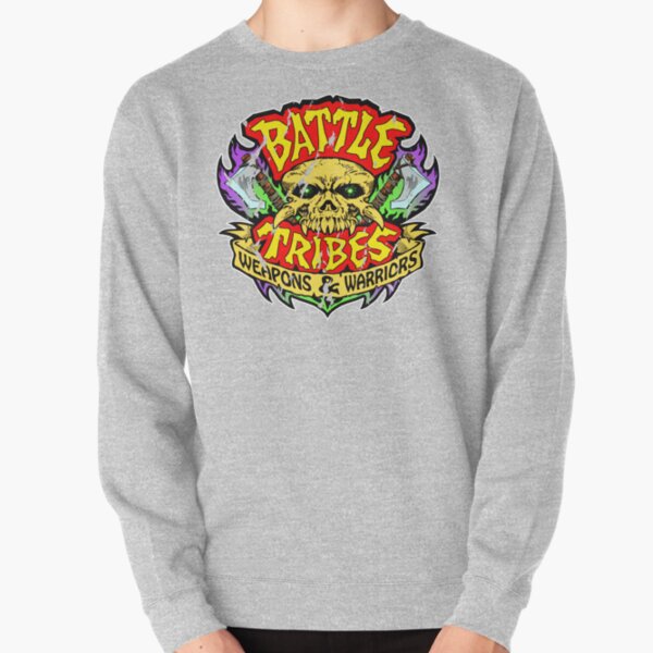 Battle Tribes Skull Logo (Distressed) Pullover Sweatshirt