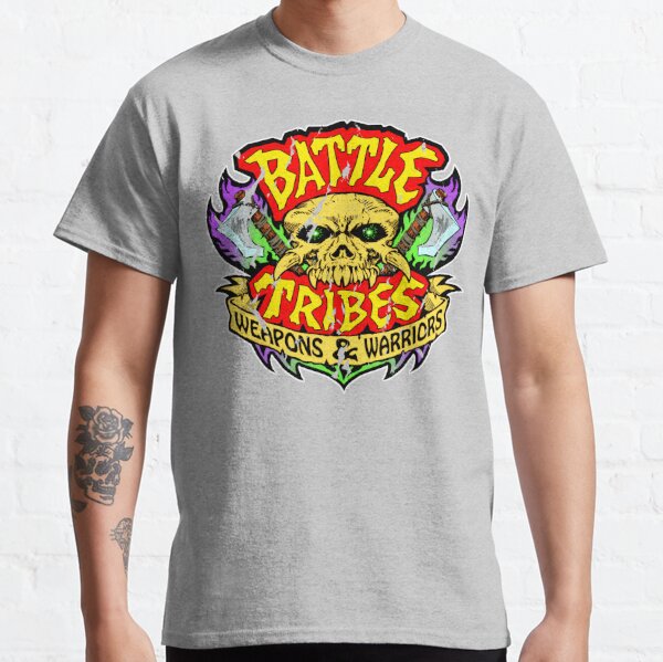 Battle Tribes Skull Logo (Distressed) Classic T-Shirt