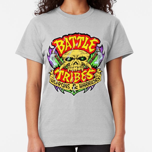 Battle Tribes Skull Logo (Distressed) Classic T-Shirt