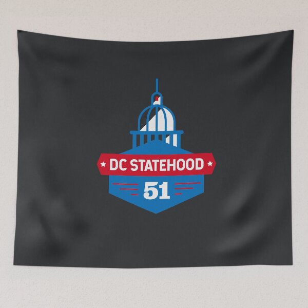 Item preview, DC Statehood 51 51st State Washington D.C. District of Columbia USA America designed and sold by gkao.