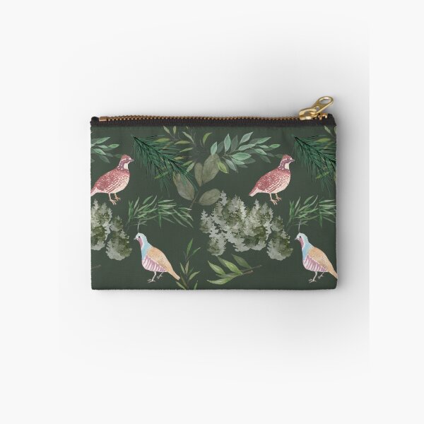 Item preview, Leaf nature green quail species watercolor bird art designed and sold by TheWaterBirds.