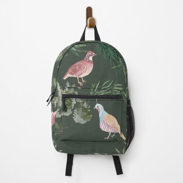 Item preview, Leaf nature green quail species watercolor bird art designed and sold by TheWaterBirds.
