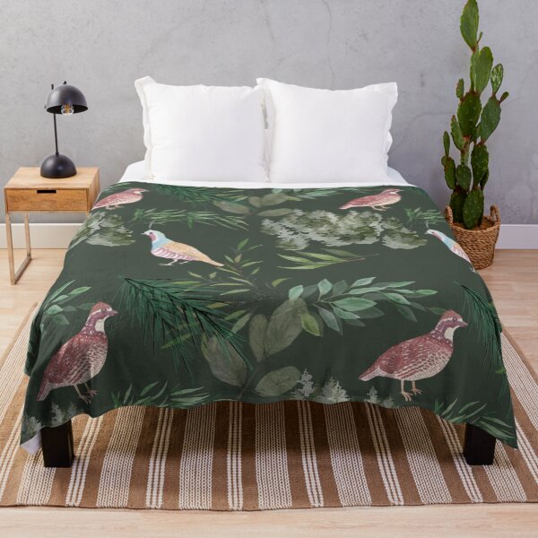 Item preview, Leaf nature green quail species watercolor bird art designed and sold by TheWaterBirds.