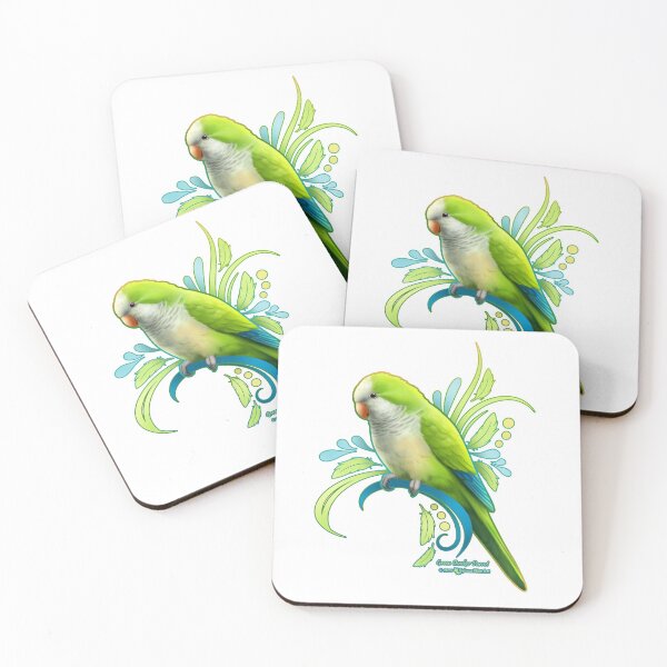 Item preview, Green Quaker Parrot designed and sold by sylvanmist.